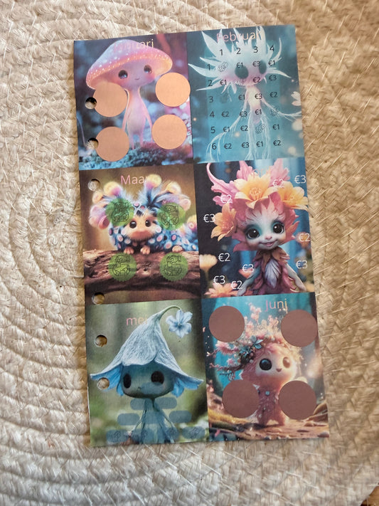 Tabblad jaarchallenge - magische beestjes