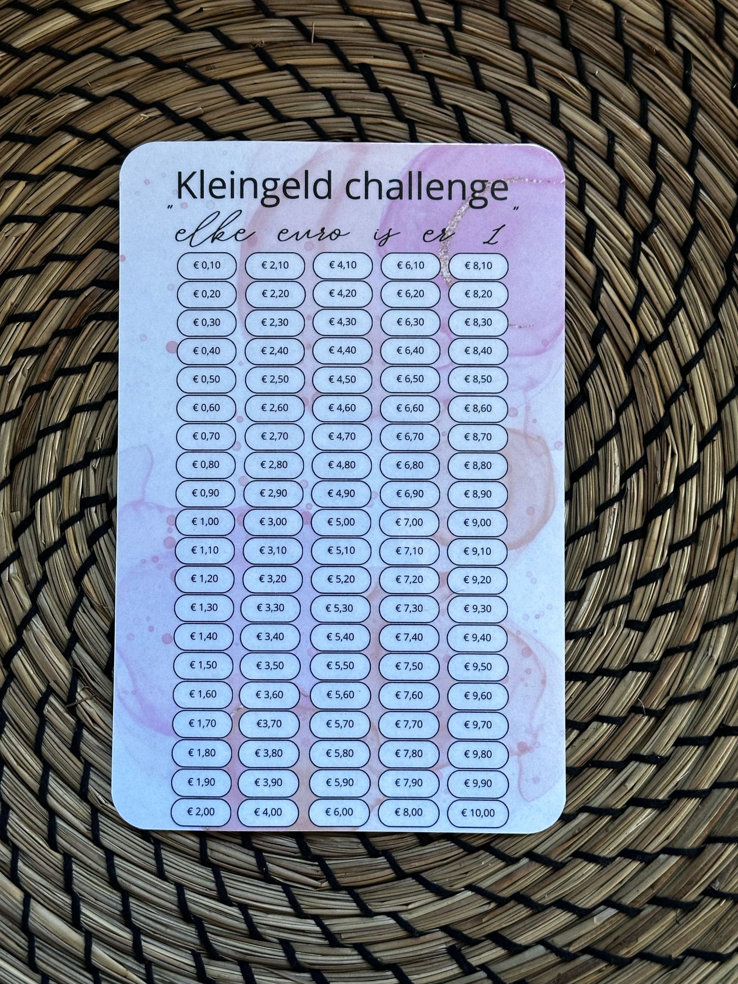 Challenge - Kleingeld A5