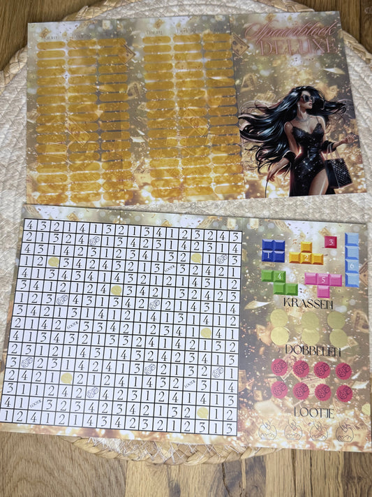 Klapkaart - Spaarblock Deluxe