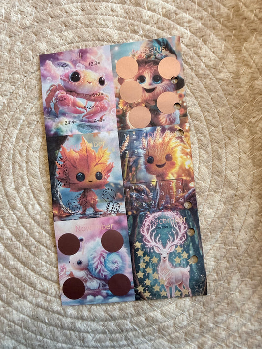 Tabblad jaarchallenge - magische beestjes