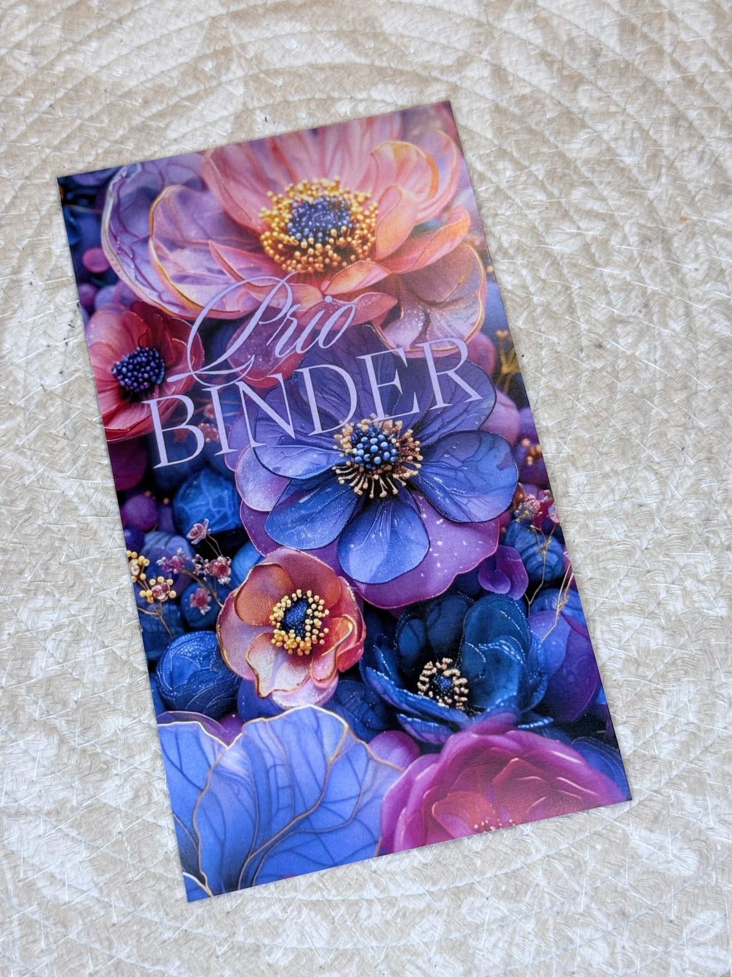 Prio binder tabblad met tracker