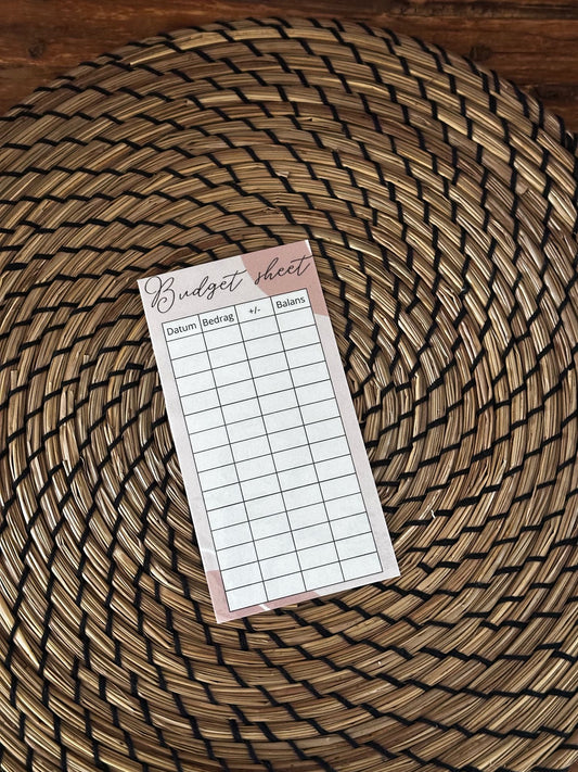 Budget Sheet