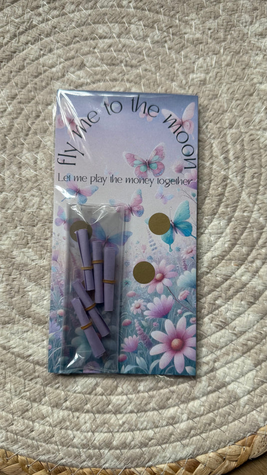 Klapkaart fly me to the moon