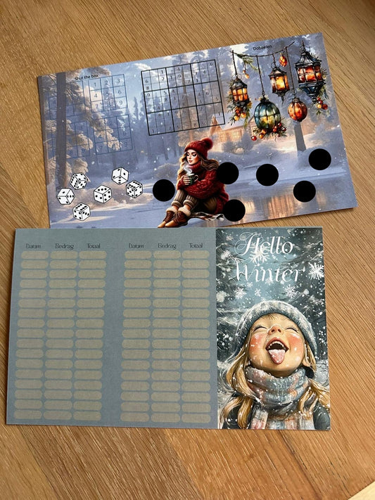 Hello Winter - klapkaart