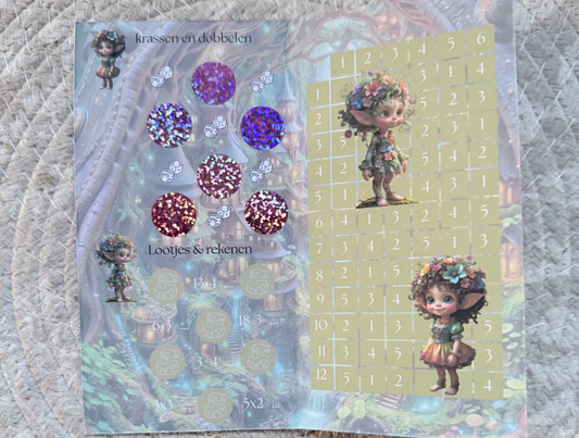 Magische bos mini bingo