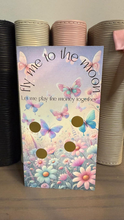 Klapkaart fly me to the moon