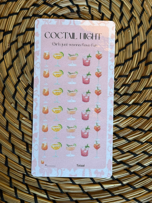 Cocktail night challenge - Roze