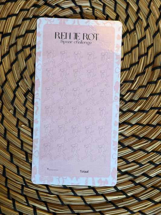 Ren je rot challenge - Roze